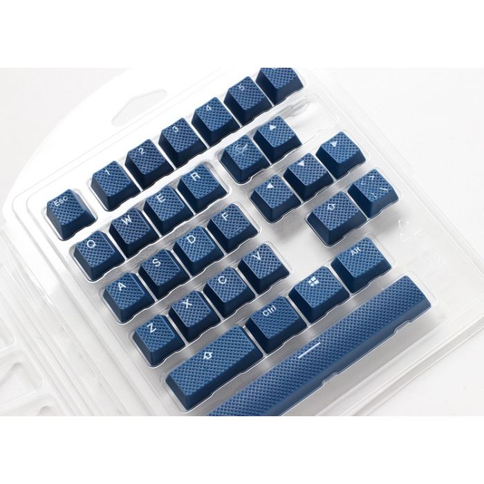 Ducky Rubber Keycap Set 31 Navy Blue