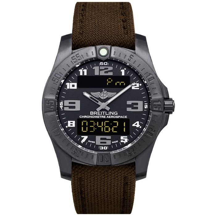 Breitling Aerospace Evo Night Mission Men's Watch V7936310-BD60-108W-M20DSA.1 Breitling Aerospace Evo Night Mission Men's Watch V7936310-BD60-108W-M20DSA.1
