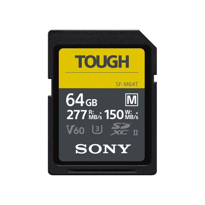Sony SDXC 64GB SF-M Tough UHS-II V60 U3 Class 10 277/150 MB/s (SFM64T/T1)
