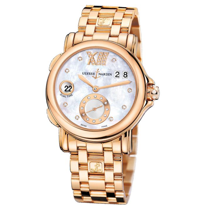 Ulysse Nardin Dual Time Lady Ladies Watch 246-22-8.391