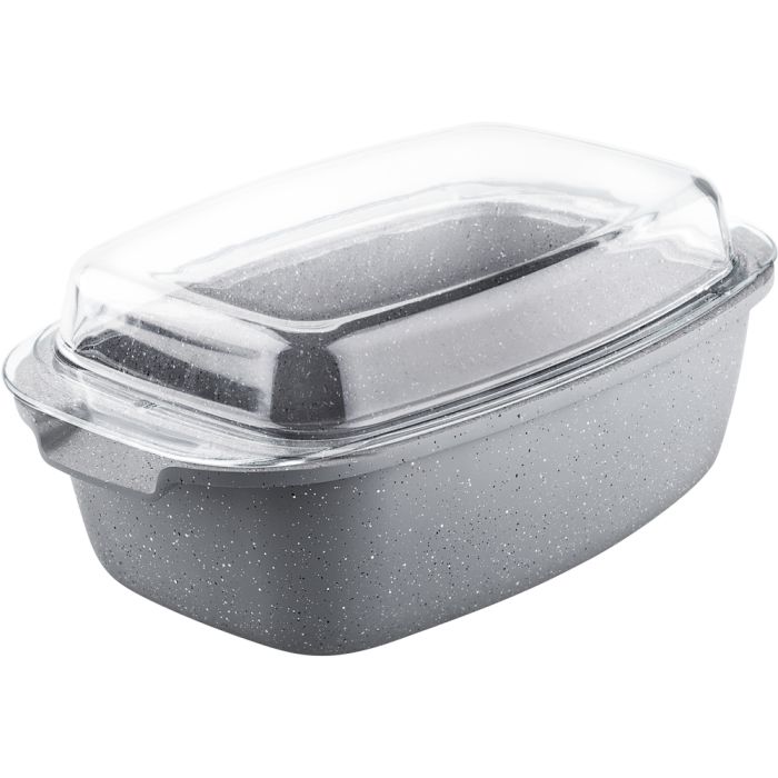 Lamart Stone Roaster With Glass Lid (LT1052)