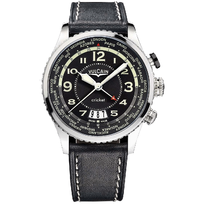Vulcain Aviator Instrument Cricket Men's Watch 110163A07.BFC102