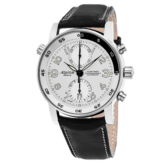 Alpina Startimer Chronograph Automatic Men's Watch AL-725LWW4R16BLK
