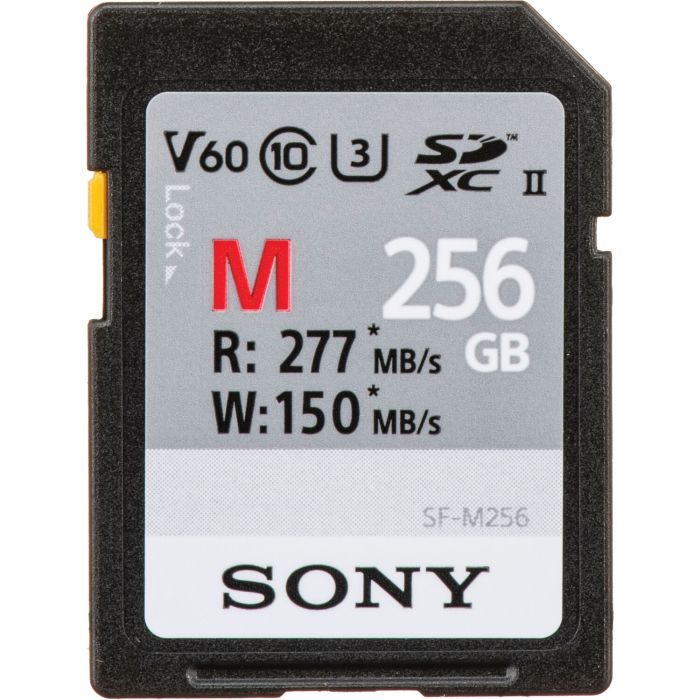 Sony 256GB SF-M UHS-II SDXC Memory Card (SF-M256)