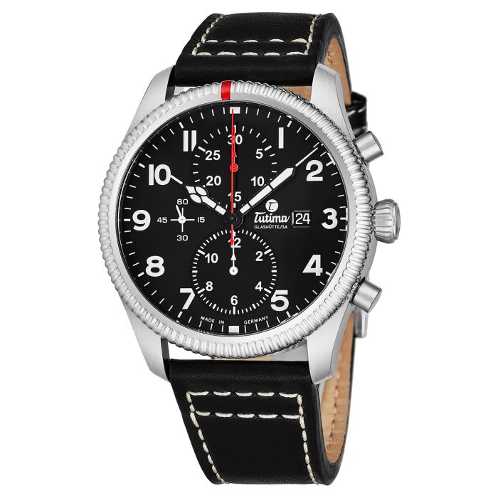 Tutima Grand Flieger Airport Chronograph Men's Watch
      		 6402-01