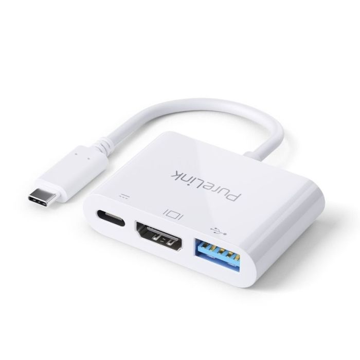 PureLink USB C to multiport adapter iSeries white 010m (IS270)