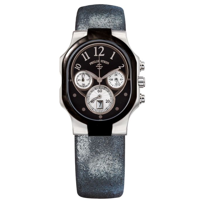 Philip Stein Signature Classic Chronograph Ladies Watch 22TB-FB-CNM Philip Stein Signature Classic Chronograph Ladies Watch 22TB-FB-CNM