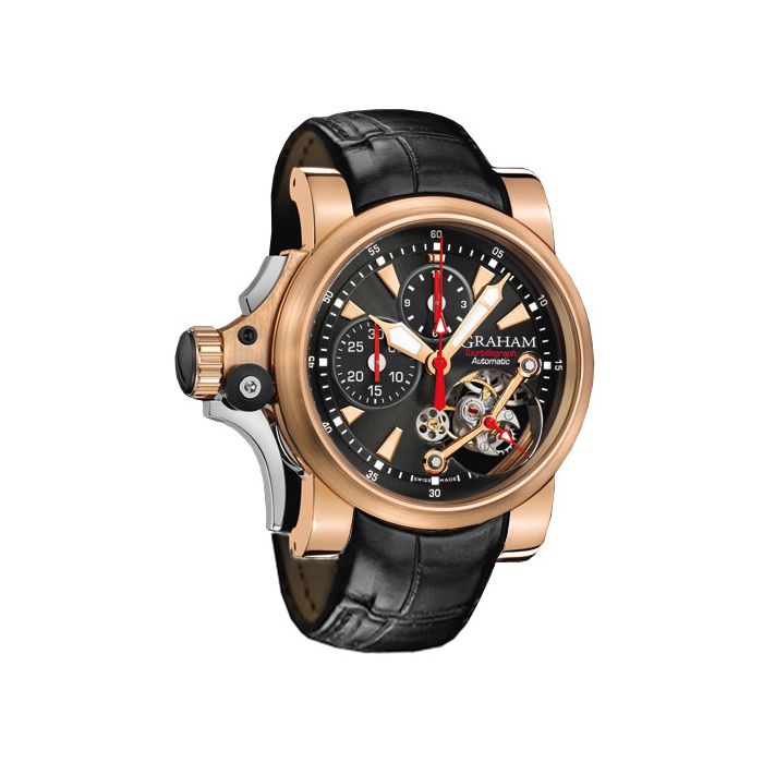 Graham Tourbillograph Trigger Men's Watch 2TTAR.B03A.C86B