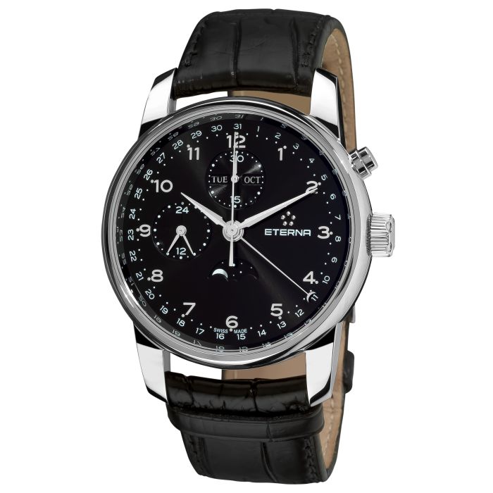 Eterna Soleure Moonphase Chronograph Men's Watch 8340.41.44.1175