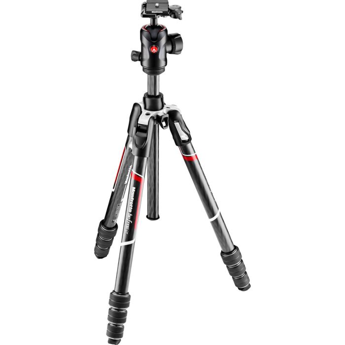 Manfrotto Befree GT Carbon Fiber Tripod twist lock, ball head (MKBFRTC4GT-BH)
