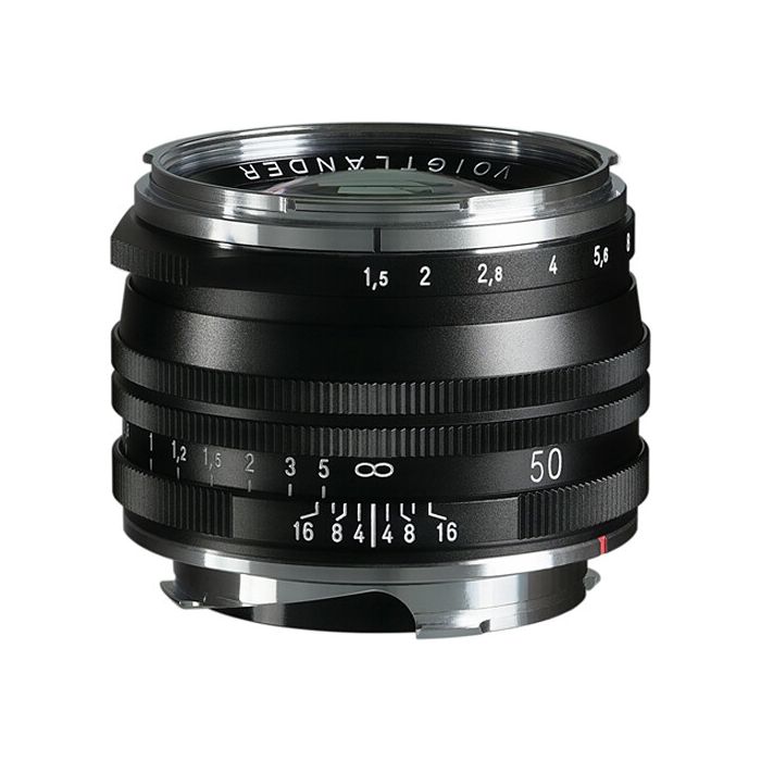 Voigtlander Nokton 50mm f/1.5 Aspherical II SC Leica M-Mount Black
