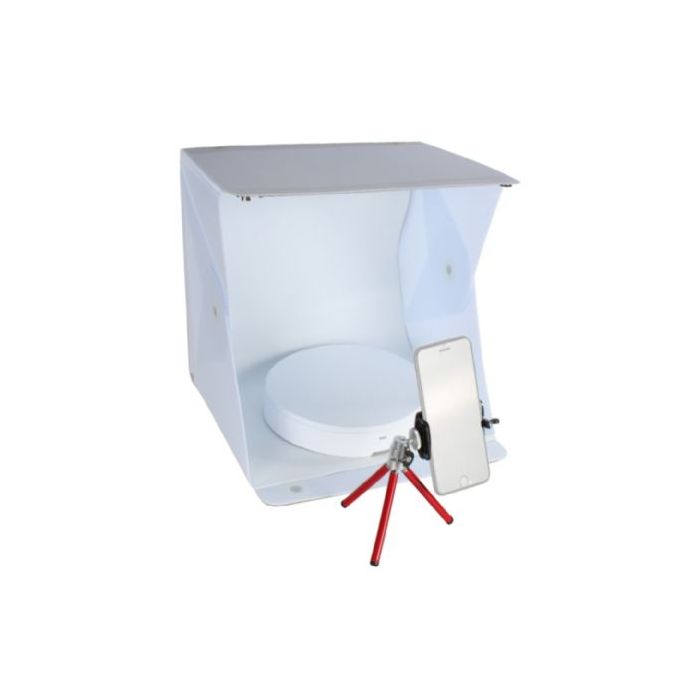 Orangemonkie Mini Turntable Foldio360 With LED Photo Tent And Tripod