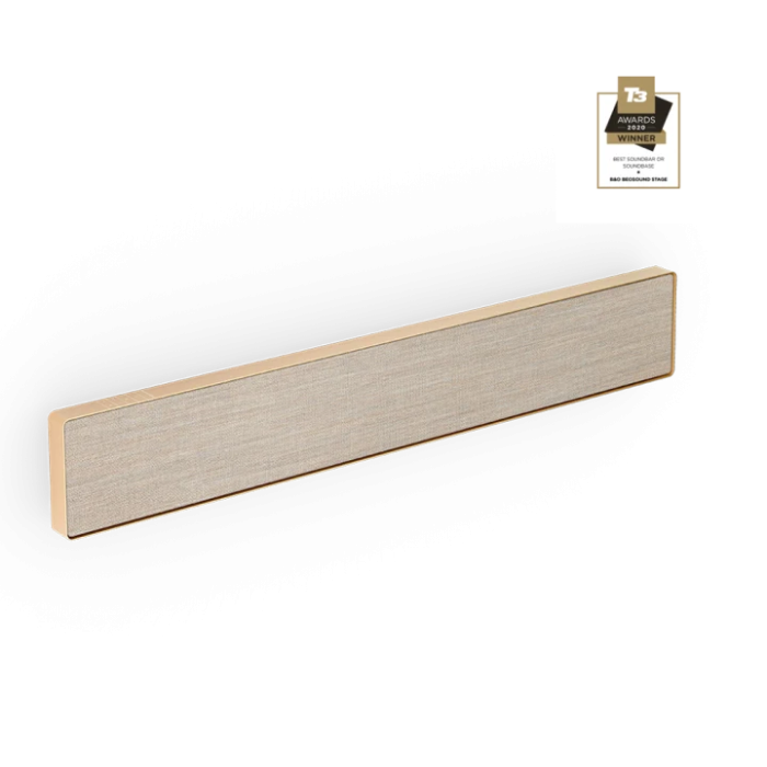 Bang&Olufsen Beosound Stage Powerful Dolby Atmos Soundbar Gold Tone