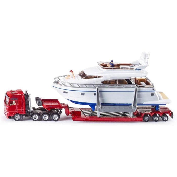 Siku Heavy haulage transporter with yacht (1849)
