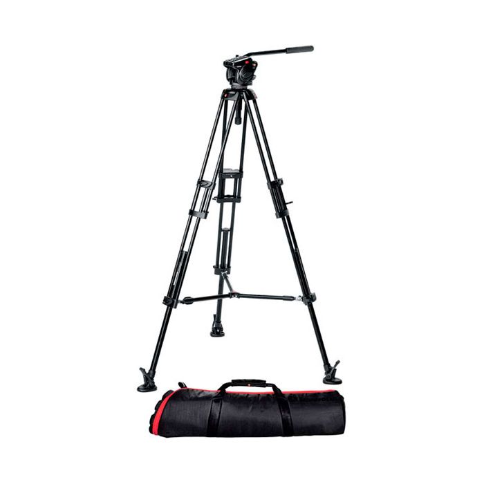 Manfrotto MN546B Pro Video + Head 504HD + Bag 100PN