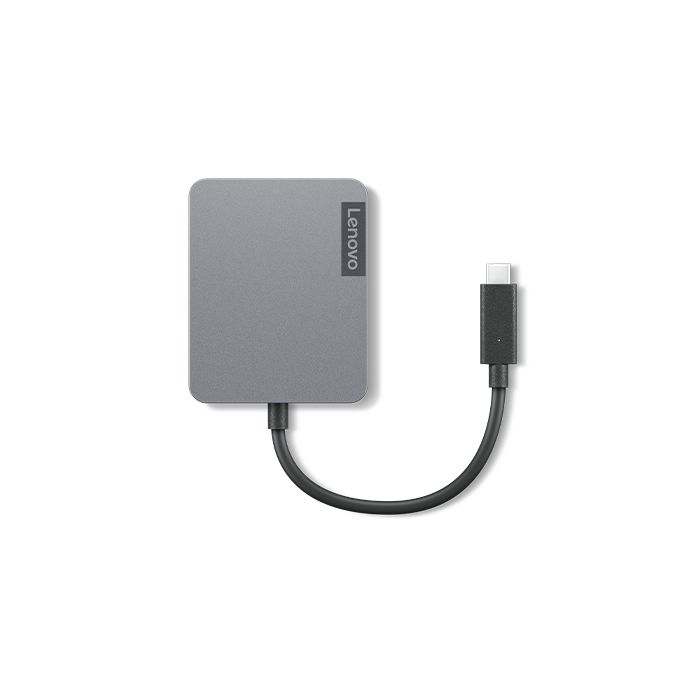 Lenovo 4X91A30366 interface hub USB 2.0 Type-C Grey