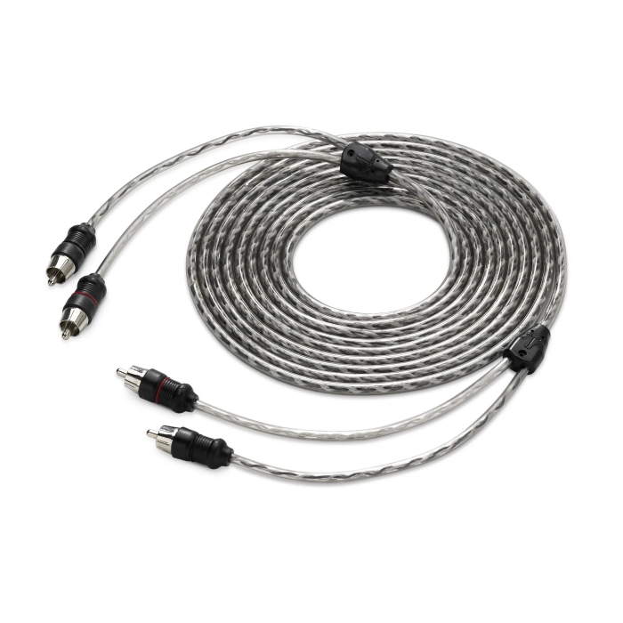 JL Audio JLM-XD-CLRAIC2-12 Clear 2 Channel Interconnect Cable - 12ft