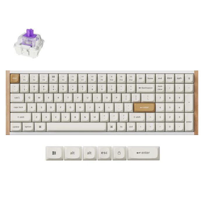 Keychron K4 HE Special Edition Wireless Keyboard White (K4H-Q1)