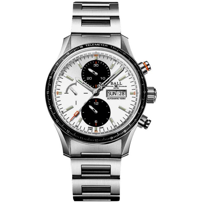Ball Fireman Storm Chaser Pro Chronograph Men's Watch CM3090C-S1J-WH