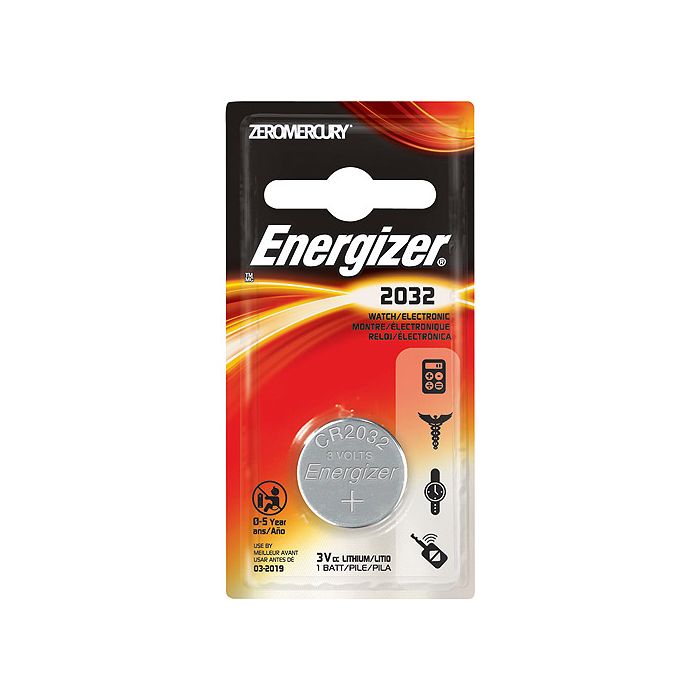 Energizer CR2032 Lithium Batteries (1 pack)