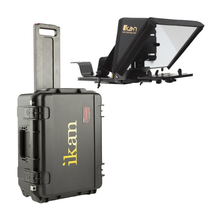 Ikan Elite Universal Tablet & iPad Pro Teleprompter Travel Kit (Version 2) (PT-ELITE-PRO2-TK)