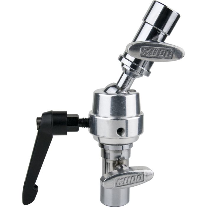 Kupo KCP-412 5/8" Swivel Super Grip Double Baby Receiver