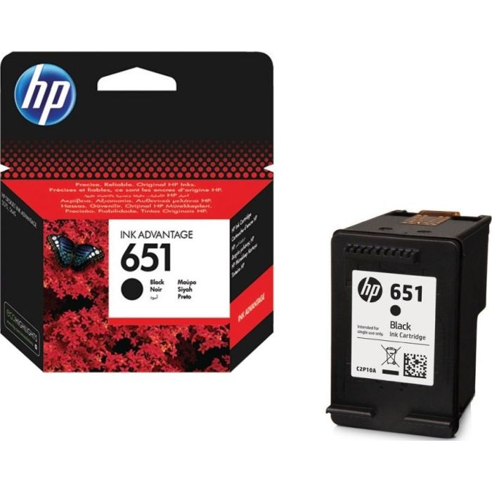 HP 651 Black Original Ink Advantage (C2P10AE)