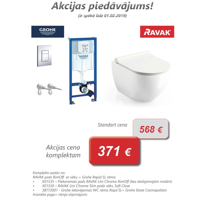 GROHE + Ravak WC Set