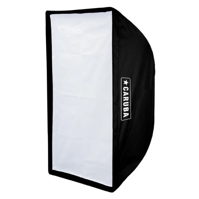 Caruba Quick Assembly Matte Silver Strip Softbox 60x90cm