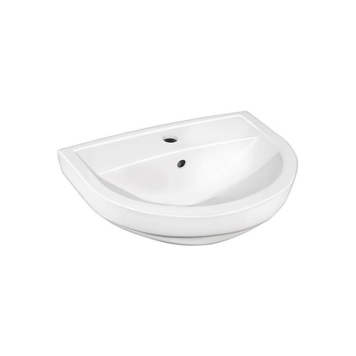 Gustavsberg Small Bathroom Sink Nordic³ 410050 - For Bolt/Bracket Mounting 50cm (41005001) Gustavsberg Small Bathroom Sink Nordic³ 410050 - For Bolt/Bracket Mounting 50cm (41005001)