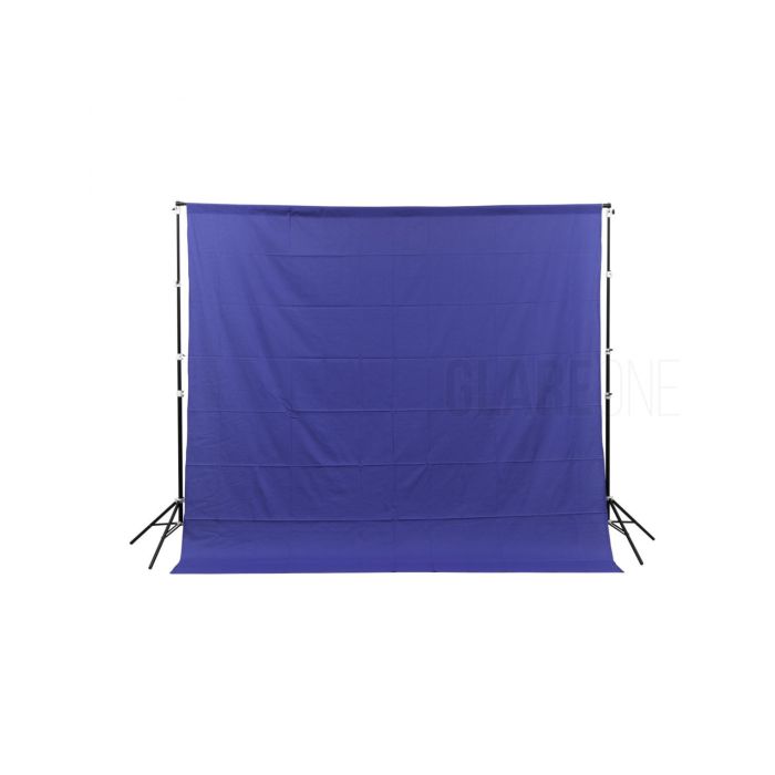 GlareOne Blue Fabric Backdrop 3x3 m