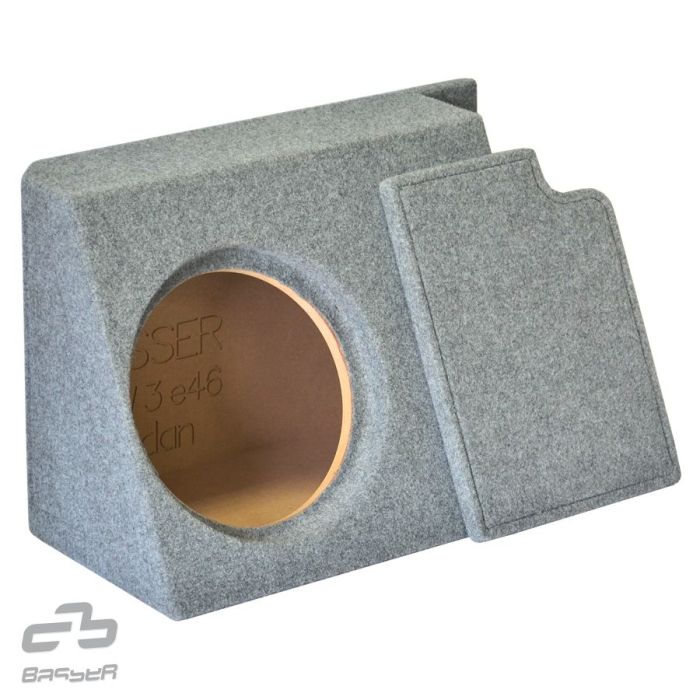 Basser BMW 3 E46 Sedan (1998 - 2007) Fit-Box (12in/30cm) Subwoofer Enclosure Basser BMW 3 E46 Sedan (1998 - 2007) Fit-Box (12in/30cm) Subwoofer Enclosure