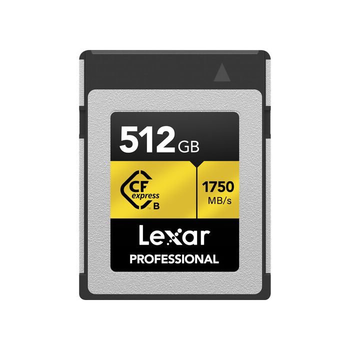 Lexar Professional CFexpress Type B Card 512GB 1750MB/s read 1000MB/s write (LCFX10-512CRB)