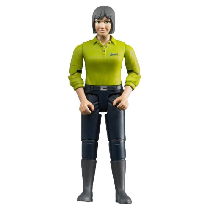 Bruder Woman Model Light Skin and Dark Blue Jeans (60405)