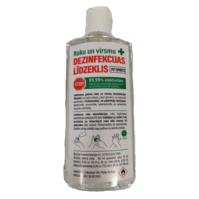 Hand gel and surface sanitizer 200ml 70% alcohol