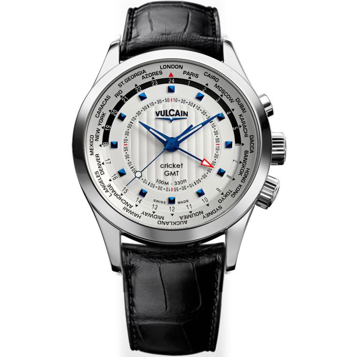 Vulcain Aviator Cricket GMT 2009 Men's Watch 100135.217LF