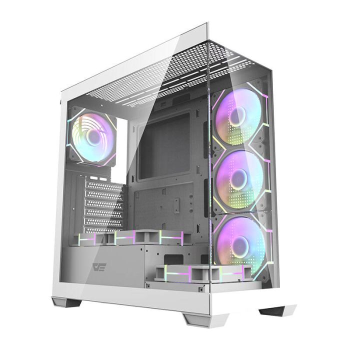 Darkflash DS900 (white) + 7 ARGB Fans