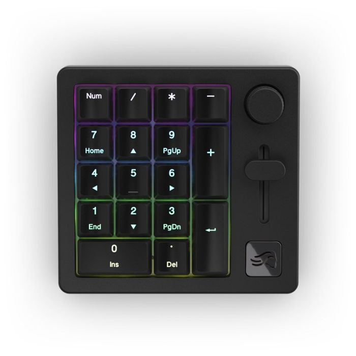 Glorious PC Gaming Race GMMK RGB Wireless Numpad Keyboard US Fox Linear Switch Black Glorious PC Gaming Race GMMK RGB Wireless Numpad Keyboard US Fox Linear Switch Black