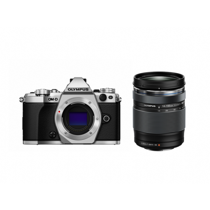 Olympus OM-D E-M5 Mark II Silver + 14-150mm Black