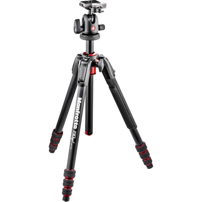 Manfrotto 190Go! Aluminum Tripod With Ball Head (MK190GOA4B-BHUS)