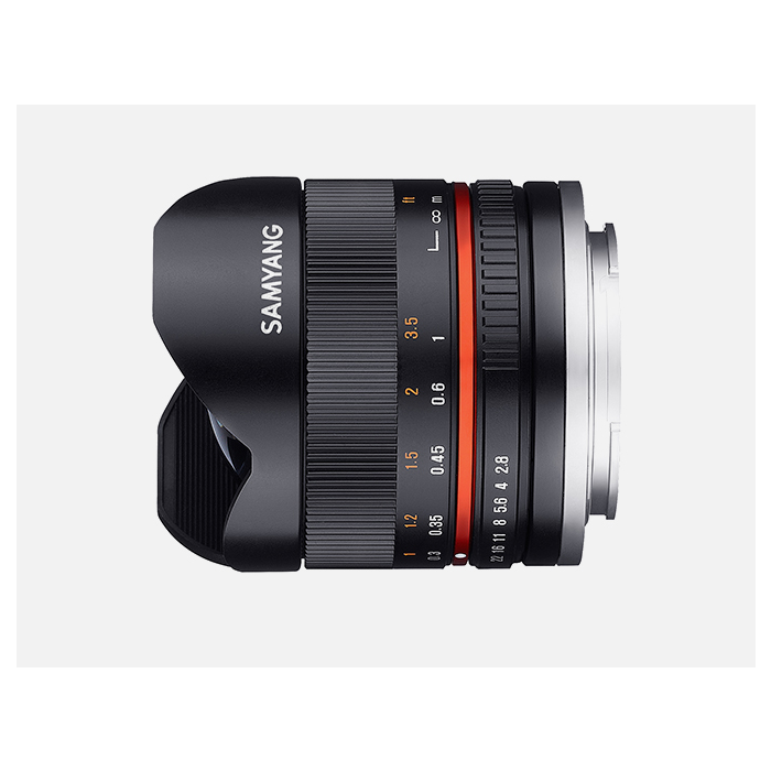 Samyang 8mm F/2.8 UMC Fish-eye II Fujifilm X Black