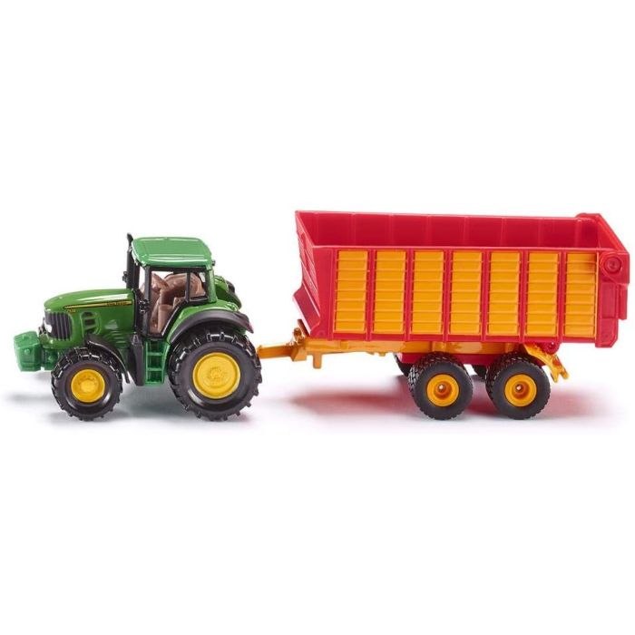 Siku John Deere with silage trailer (1650)