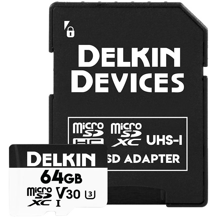 Delkin Devices Trail Cam Hyperspeed microSDXC 64GB Class 10 U3 V30 R100/W75 (DDMSDAHS64GB) Delkin Devices Trail Cam Hyperspeed microSDXC 64GB Class 10 U3 V30 R100/W75 (DDMSDAHS64GB)
