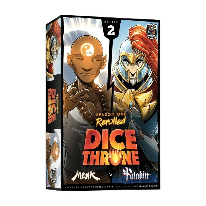 Roxley Games Dice Throne: Season One ReRolled – Monk v. Paladin (EN)