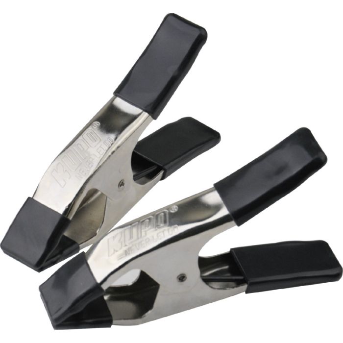 Kupo KCP-356-BK 6in Steel Spring A Clamp - Black (Set of 2)