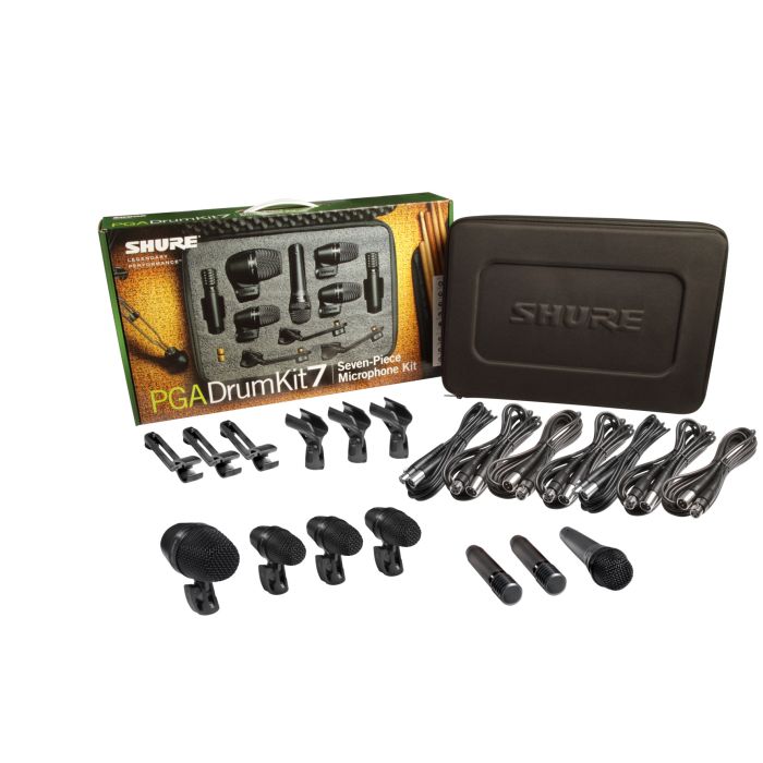 Shure PGADRUMKIT7 7PC DRUMKIT PGA52, 57, 56(X3), 81(X2)