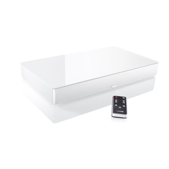 Canton DM 55 White Lacquer, White Glass