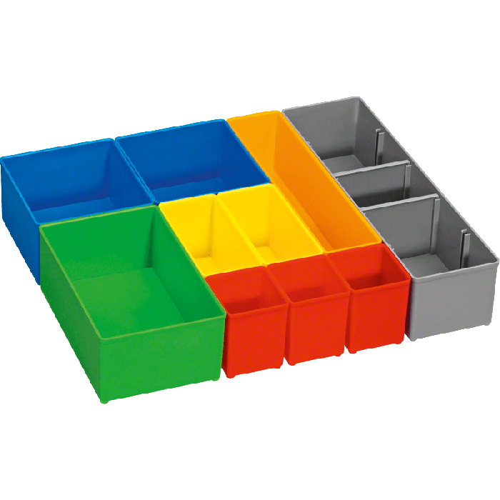 Bosch i-Boxx Inset Box Set 10 pcs - (1600A001S6) Bosch i-Boxx Inset Box Set 10 pcs - (1600A001S6)