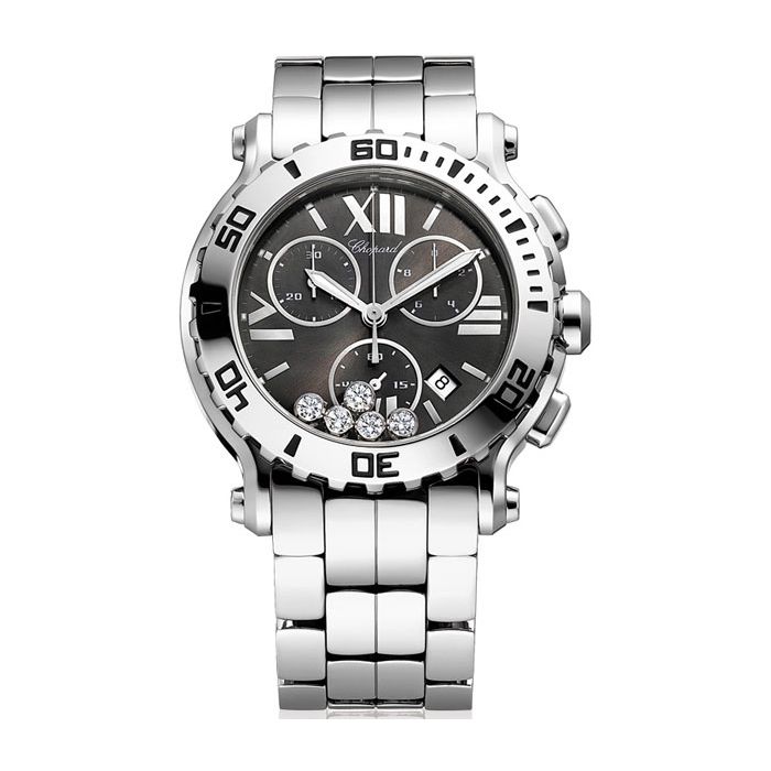 Chopard Happy SprtRn Happy Sport Round Chronograph Ladies Watch 288499-3008