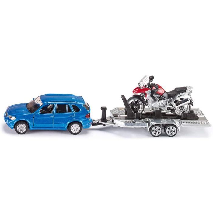 Siku Car with trailer and motorbike (2547)